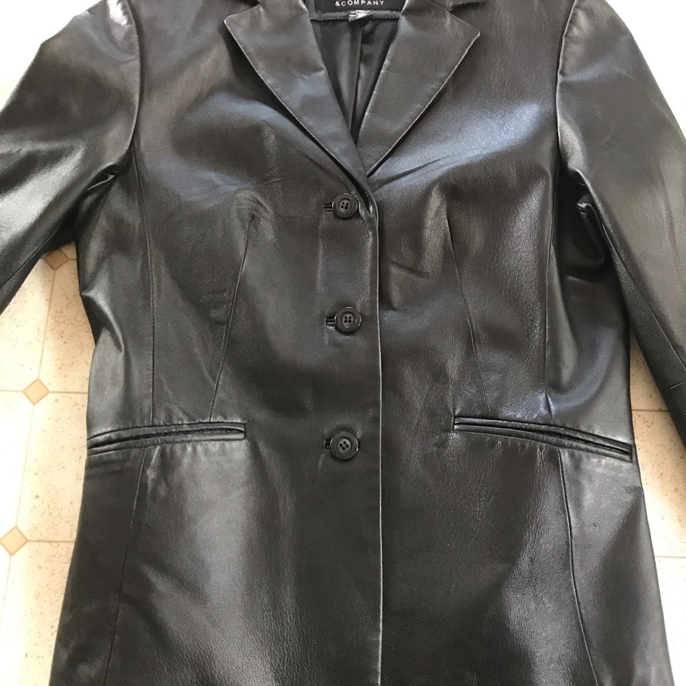 Black Leather Jacket - image 4